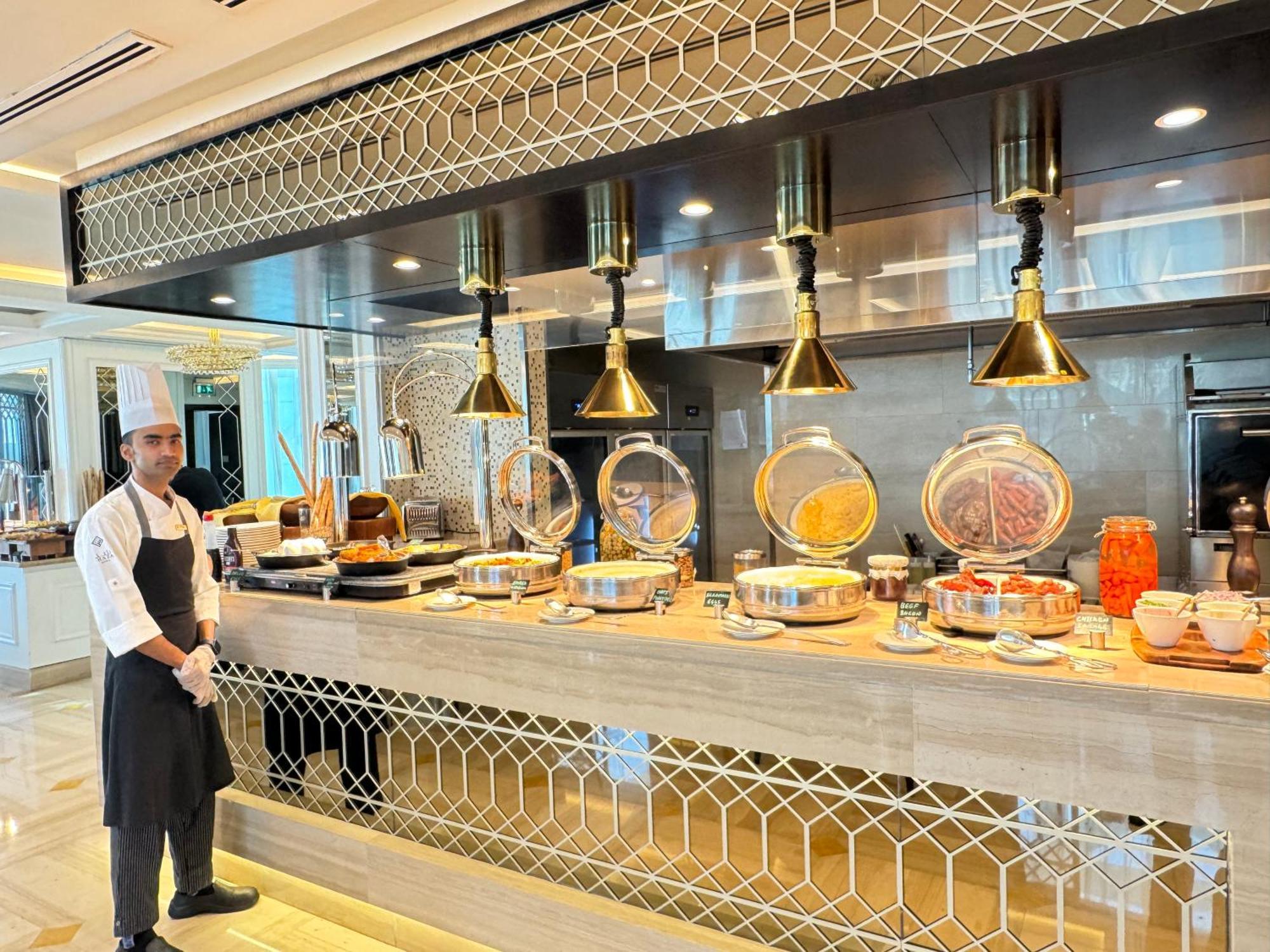 Shaza Doha Hotel Ngoại thất bức ảnh A buffet at the Taj Mahal Palace, Mumbai, India